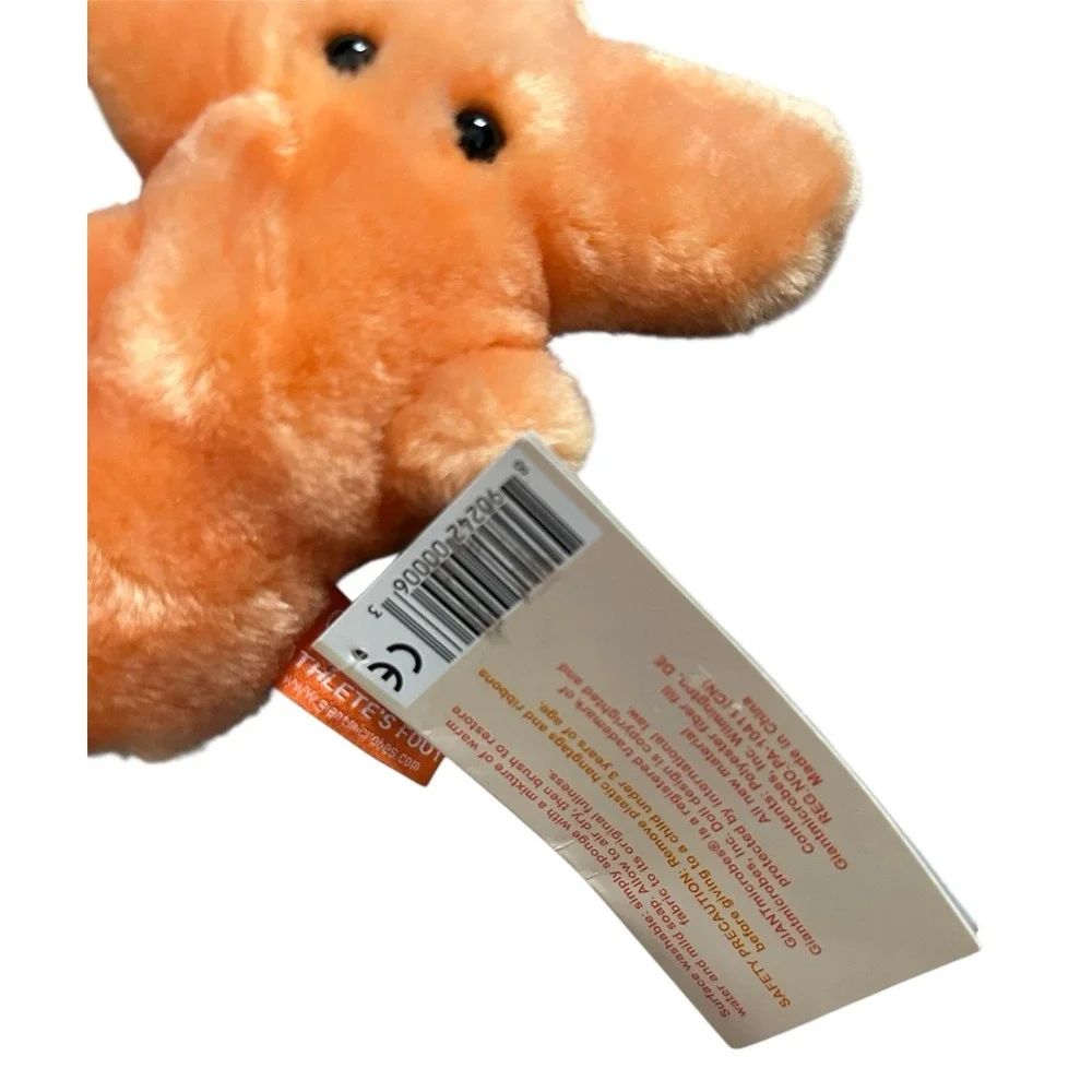 Giant Microbes Athletes‎ Foot Stuffed Plush Fungus Tinea Pedis Biology Science